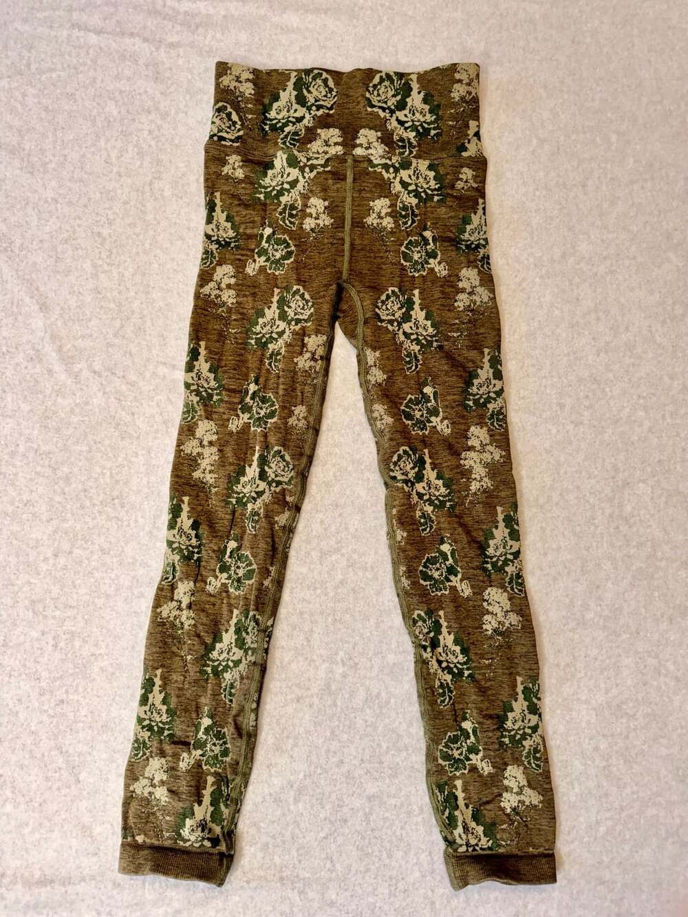 Free People Lose Control Leggings Daisy Check Print XS
